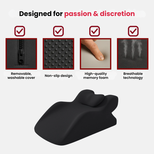 Ergonomisk intimkudde för en perfekt position 